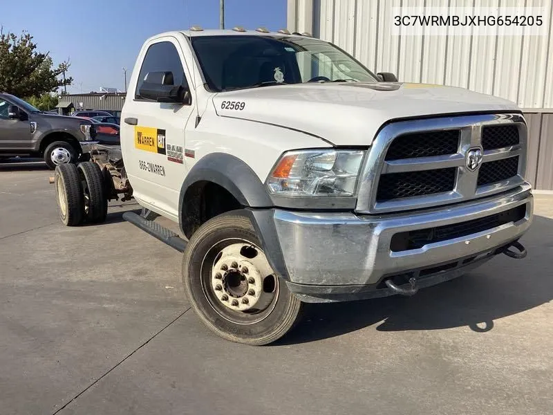 2017 Ram 5500 Chassis Tradesman/Slt VIN: 3C7WRMBJXHG654205 Lot: 40607224