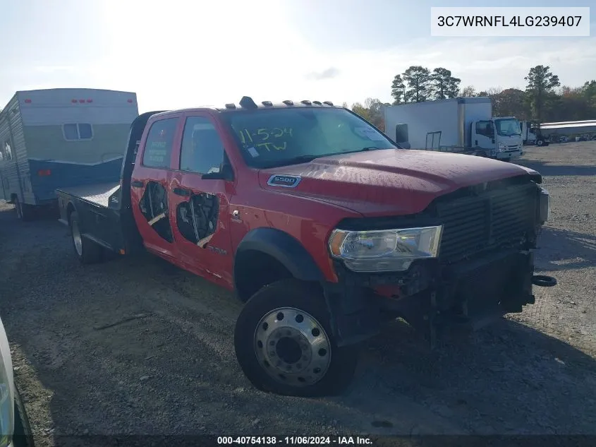 2020 Ram 5500 Chassis Tradesman/Slt/Laramie/Limited VIN: 3C7WRNFL4LG239407 Lot: 40754138