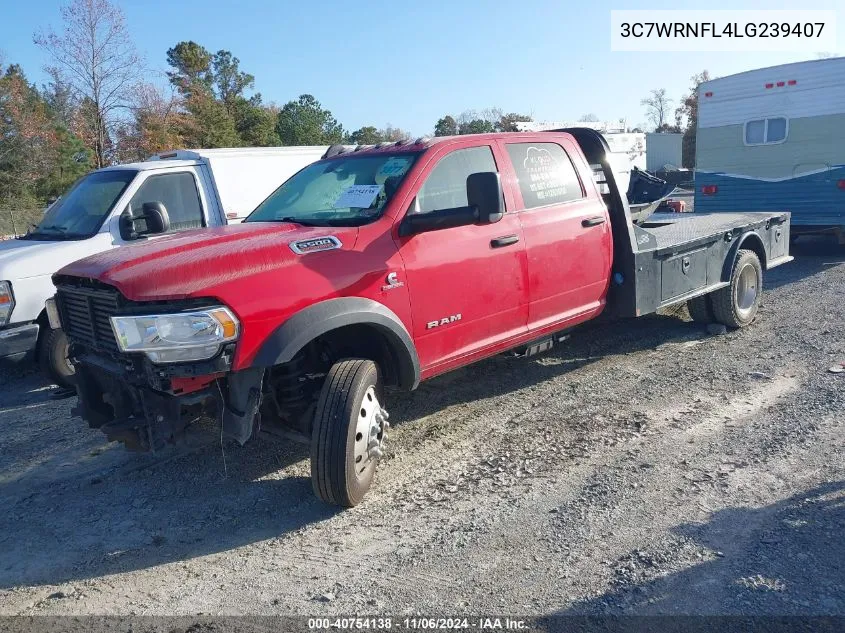 2020 Ram 5500 Chassis Tradesman/Slt/Laramie/Limited VIN: 3C7WRNFL4LG239407 Lot: 40754138