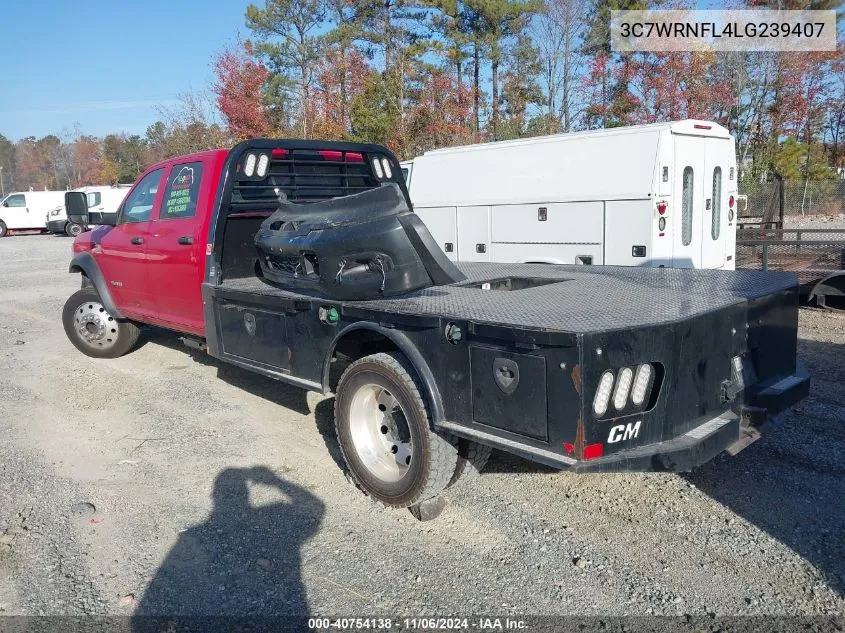 2020 Ram 5500 Chassis Tradesman/Slt/Laramie/Limited VIN: 3C7WRNFL4LG239407 Lot: 40754138