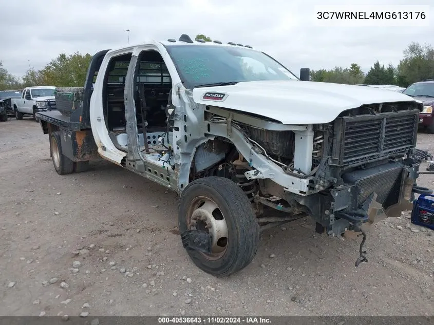 2021 Ram 5500 Chassis Tradesman/Slt/Laramie/Limited VIN: 3C7WRNEL4MG613176 Lot: 40536643