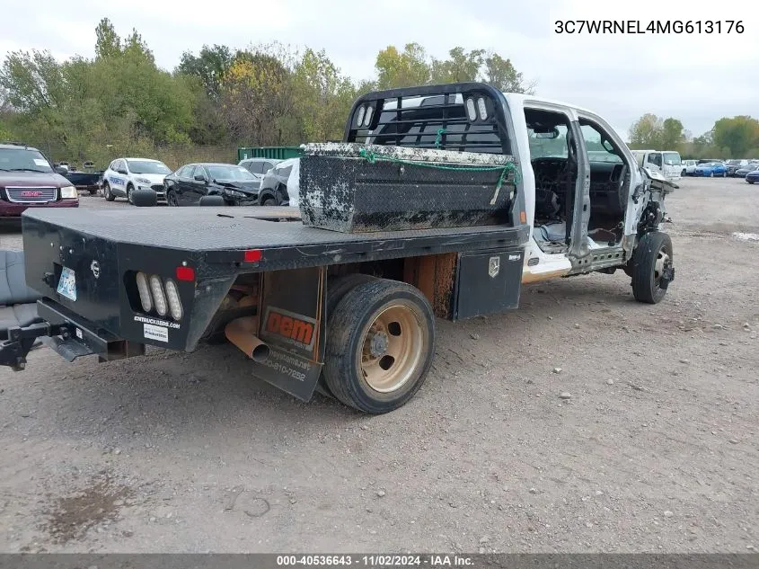 2021 Ram 5500 Chassis Tradesman/Slt/Laramie/Limited VIN: 3C7WRNEL4MG613176 Lot: 40536643