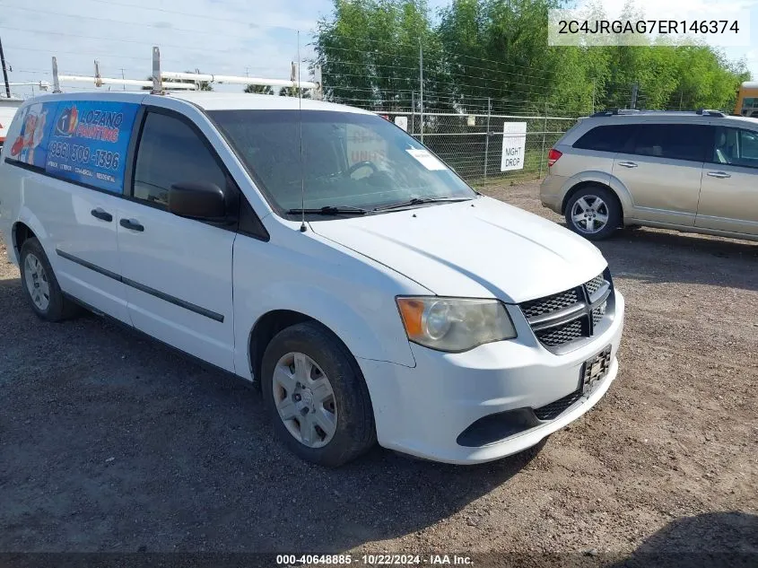 2014 Ram Cargo Tradesman VIN: 2C4JRGAG7ER146374 Lot: 40648885