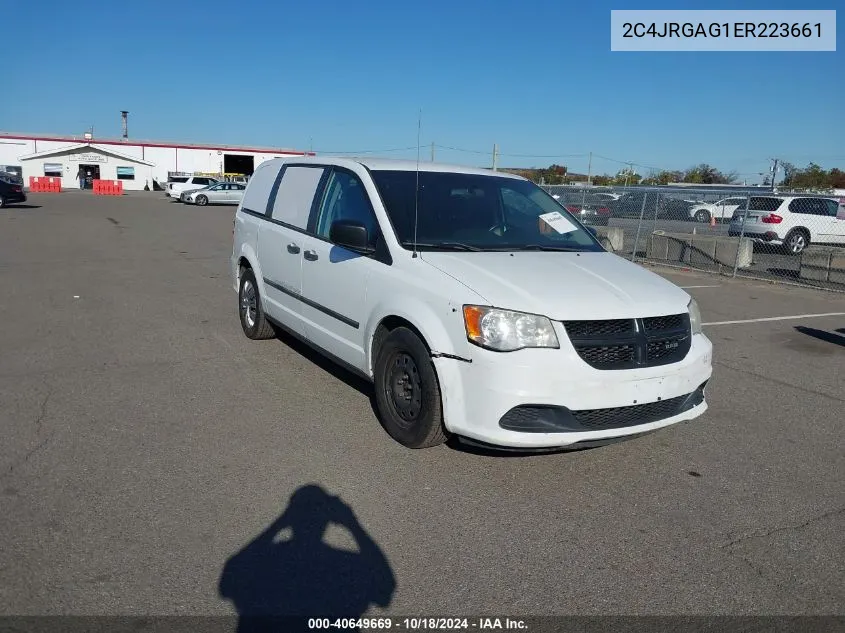 2014 Ram Cargo Tradesman VIN: 2C4JRGAG1ER223661 Lot: 40649669