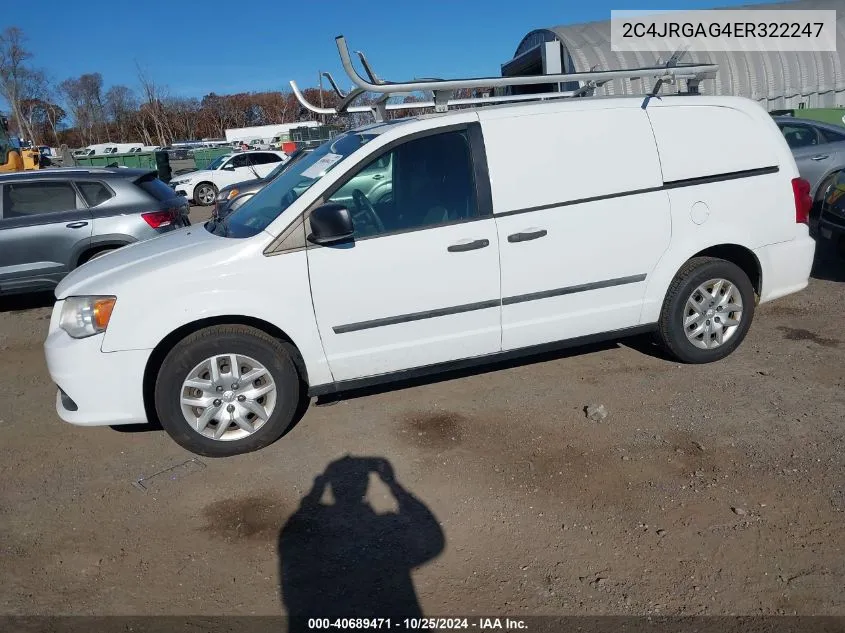 2C4JRGAG4ER322247 2014 Ram Cargo Tradesman