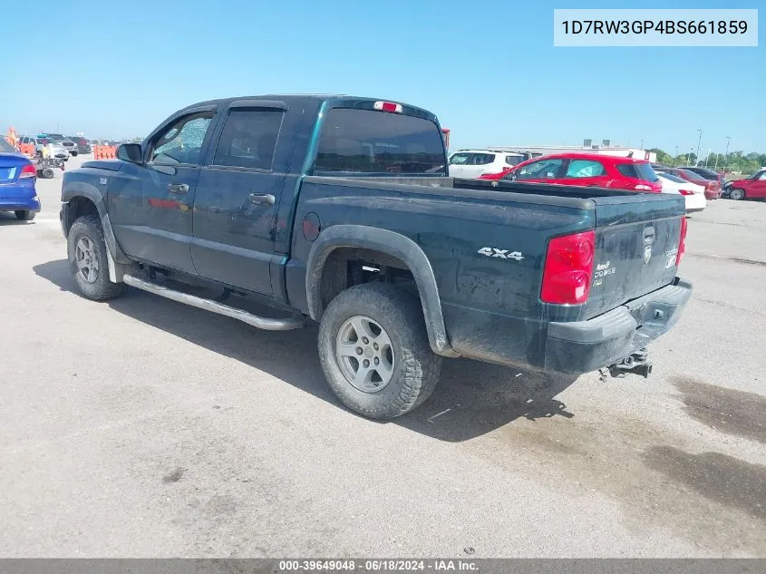 2011 Ram Dakota Bighorn/Lonestar VIN: 1D7RW3GP4BS661859 Lot: 39649048