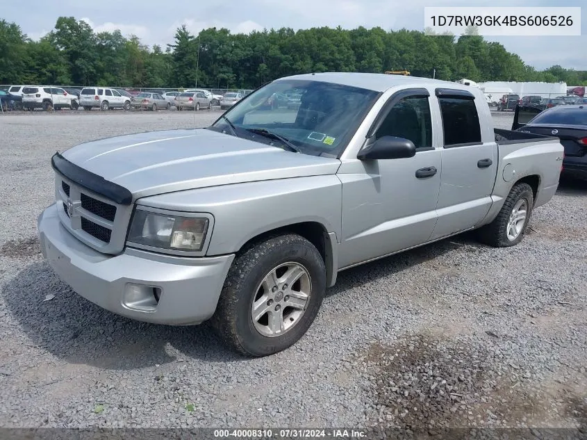 2011 Ram Dakota Bighorn/Lonestar VIN: 1D7RW3GK4BS606526 Lot: 40008310