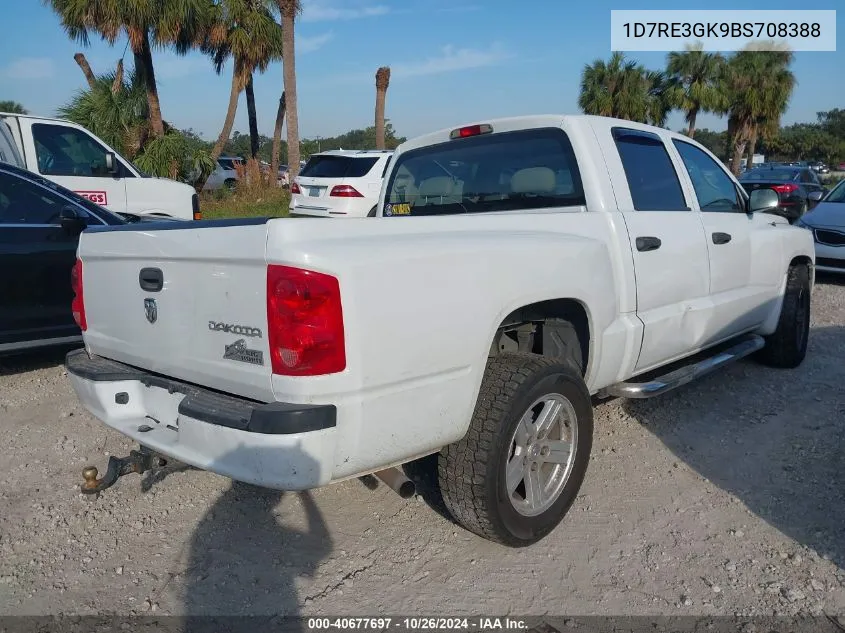 2011 Ram Dakota Bighorn/Lonestar VIN: 1D7RE3GK9BS708388 Lot: 40677697