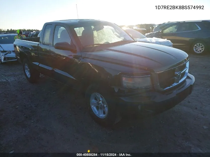 2011 Ram Dakota St VIN: 1D7RE2BK8BS574992 Lot: 40858284