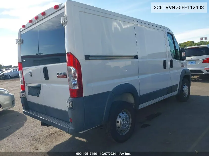 2014 Ram Promaster 1500 Low Roof VIN: 3C6TRVNG5EE112403 Lot: 40517496