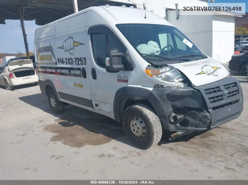 3C6TRVBG7EE126498 2014 Ram Promaster 1500