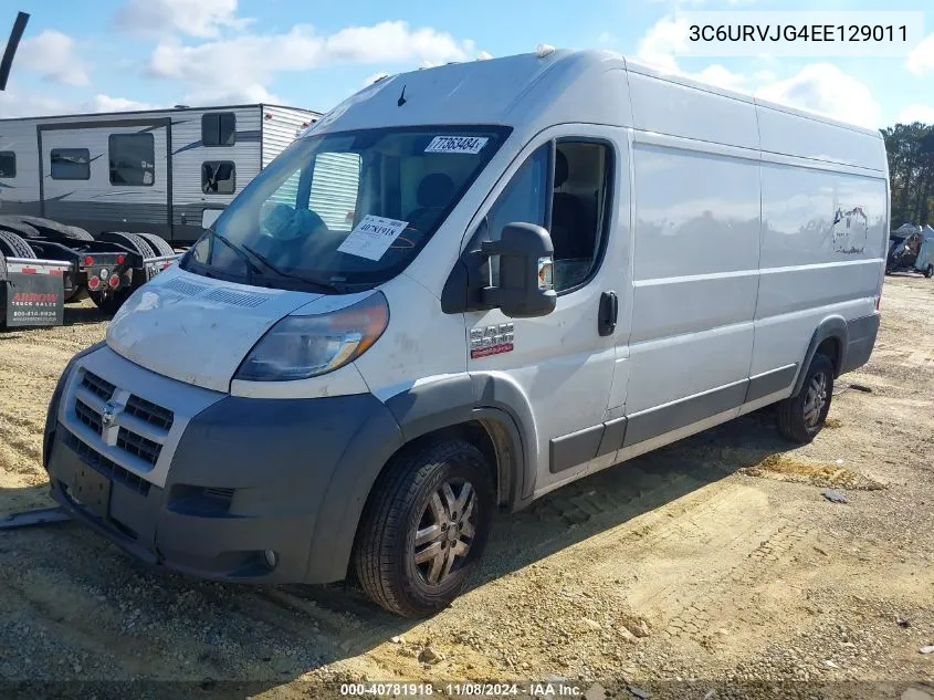 2014 Ram Promaster 3500 High Roof VIN: 3C6URVJG4EE129011 Lot: 40781918