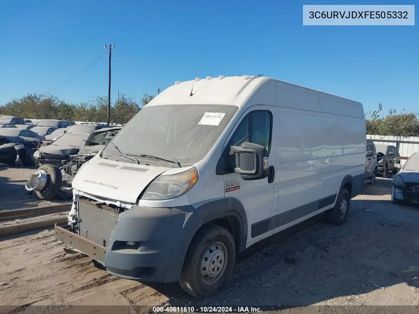 2015 Ram Promaster VIN: 3C6URVJDXFE505332 Lot: 40611610