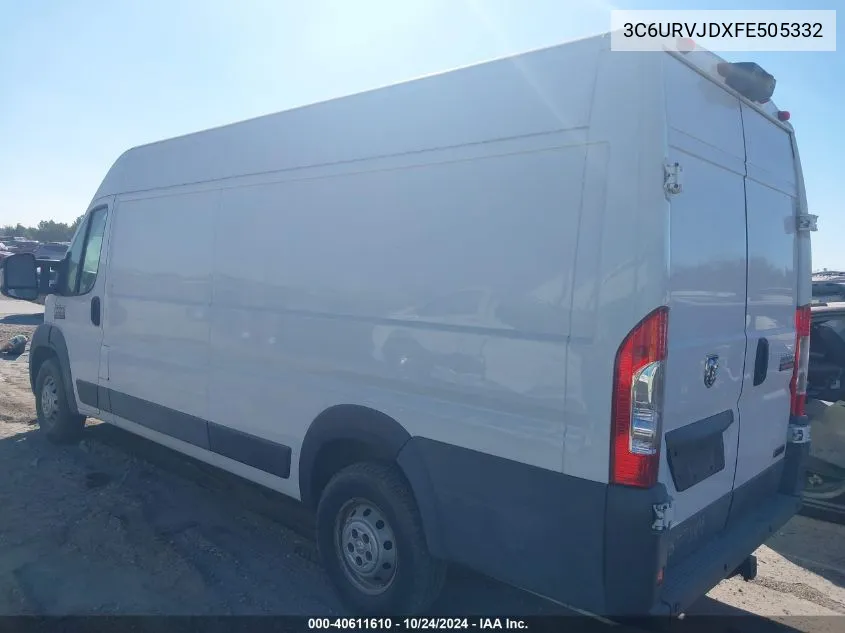 2015 Ram Promaster VIN: 3C6URVJDXFE505332 Lot: 40611610