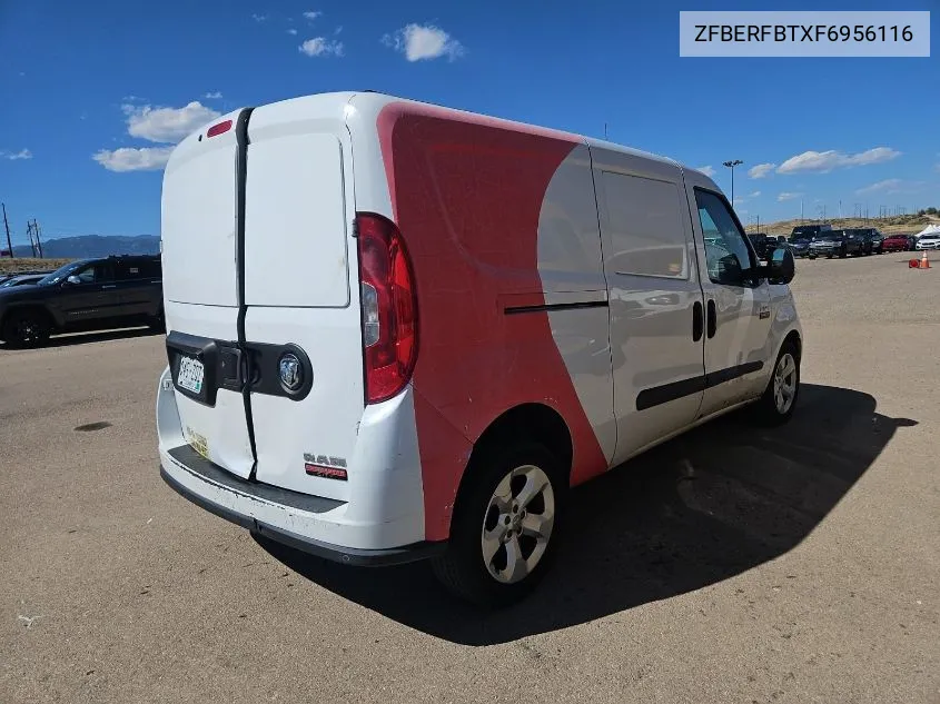 2015 Ram Promaster City Tradesman Slt VIN: ZFBERFBTXF6956116 Lot: 40613892