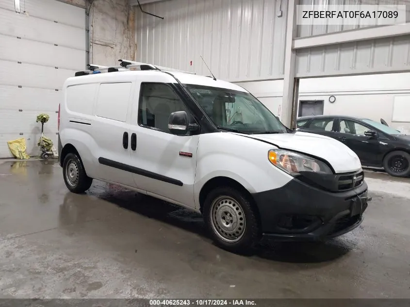 2015 Ram Promaster City Tradesman VIN: ZFBERFAT0F6A17089 Lot: 40625243