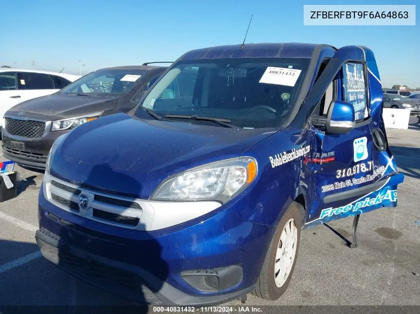 2015 Ram Promaster City Tradesman Slt VIN: ZFBERFBT9F6A64863 Lot: 40831432