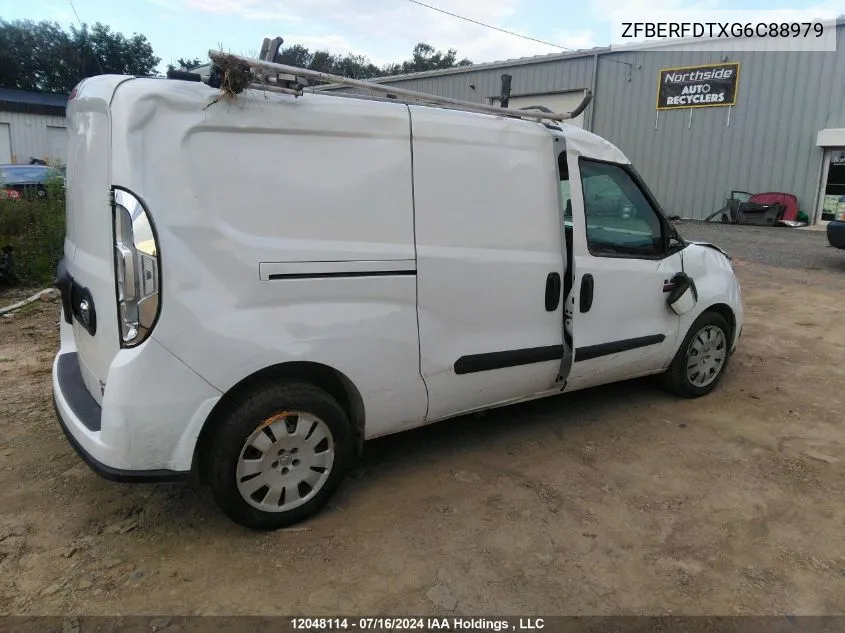 2016 Ram Promaster City Slt VIN: ZFBERFDTXG6C88979 Lot: 12048114