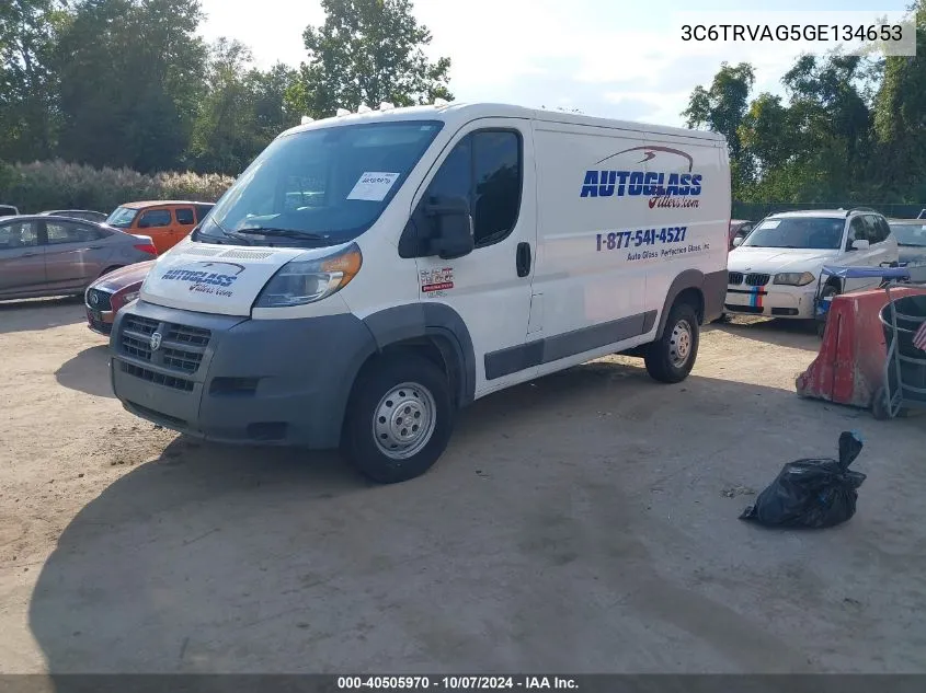 2016 Ram Promaster 1500 Low Roof VIN: 3C6TRVAG5GE134653 Lot: 40505970