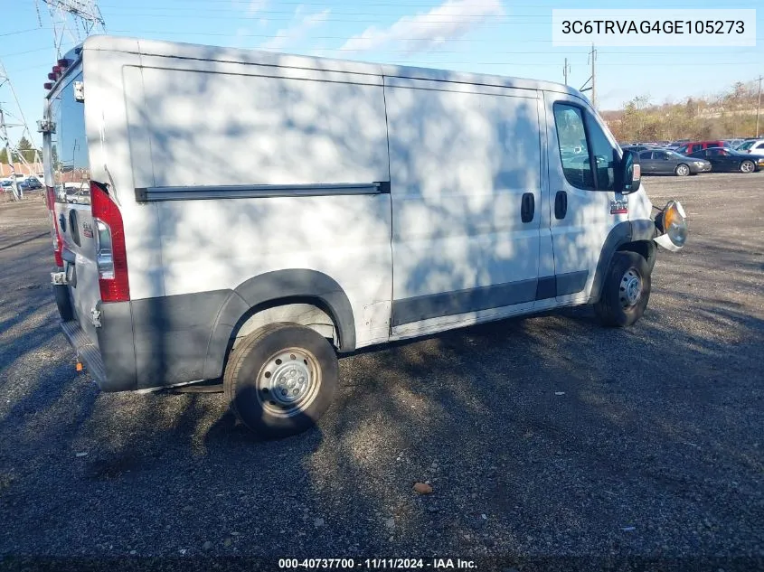 2016 Ram Promaster 1500 Low Roof VIN: 3C6TRVAG4GE105273 Lot: 40737700