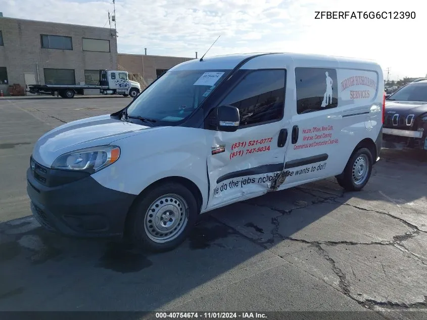 2016 Ram Promaster City Tradesman VIN: ZFBERFAT6G6C12390 Lot: 40754674