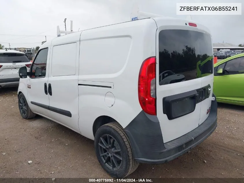 2016 Ram Promaster City VIN: ZFBERFATXG6B55241 Lot: 40775892