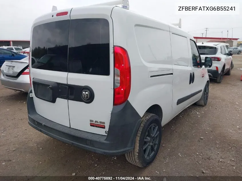 2016 Ram Promaster City VIN: ZFBERFATXG6B55241 Lot: 40775892