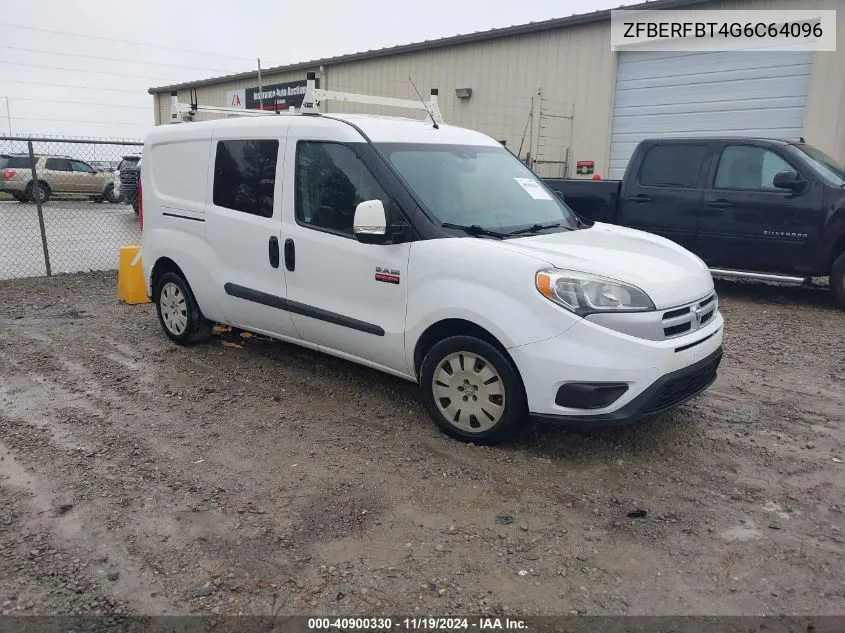 2016 Ram Promaster City Tradesman Slt VIN: ZFBERFBT4G6C64096 Lot: 40900330