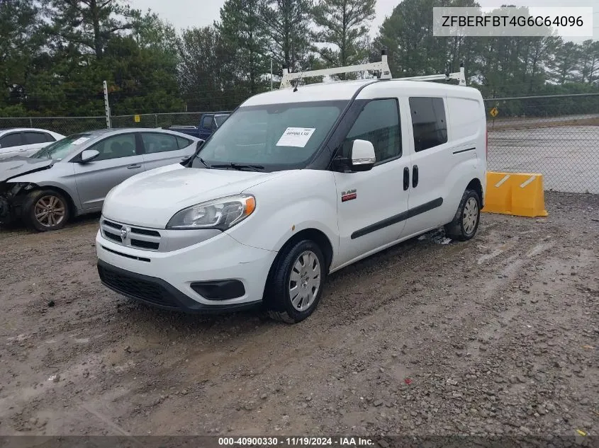 2016 Ram Promaster City Tradesman Slt VIN: ZFBERFBT4G6C64096 Lot: 40900330