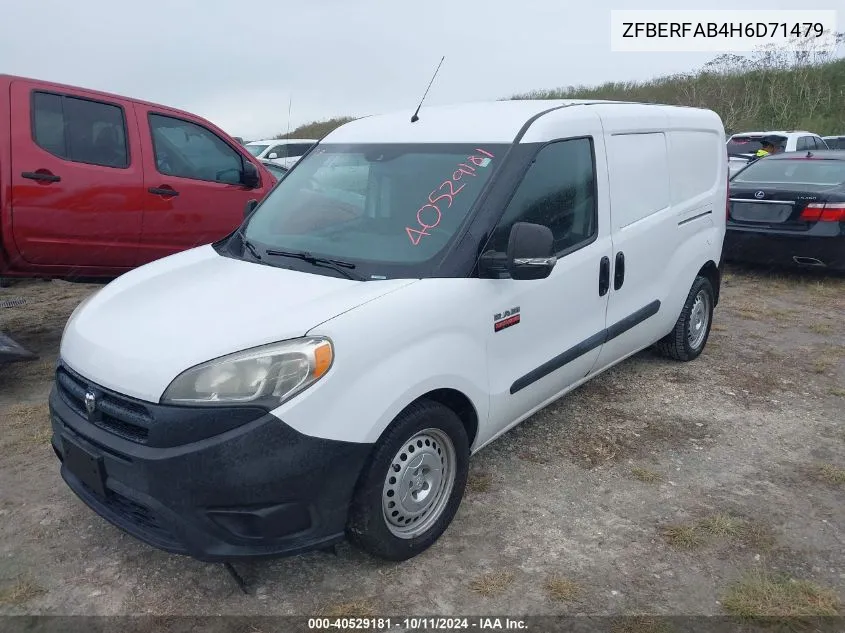 2017 Ram Promaster City Tradesman VIN: ZFBERFAB4H6D71479 Lot: 40529181