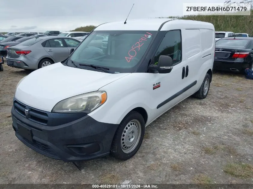 2017 Ram Promaster City Tradesman VIN: ZFBERFAB4H6D71479 Lot: 40529181