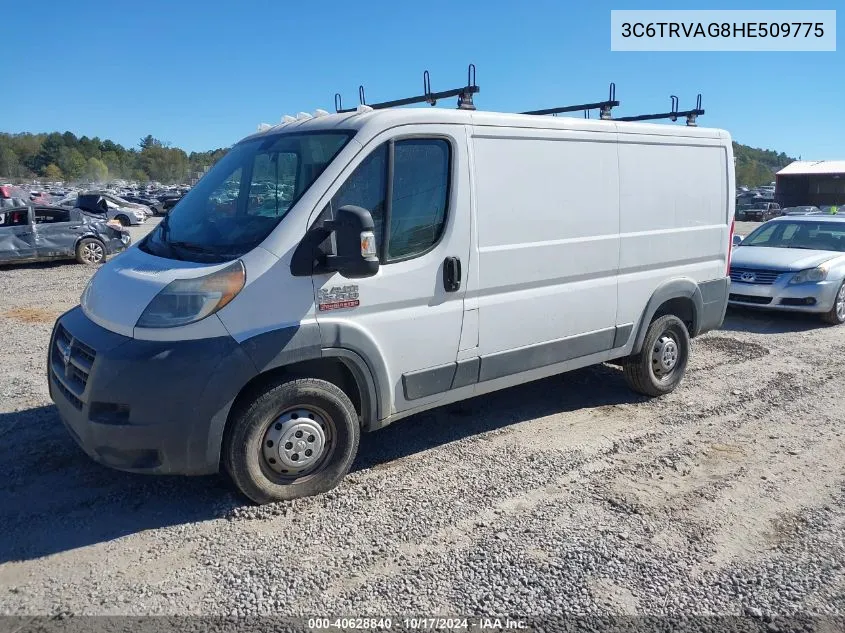 2017 Ram Promaster 1500 Low Roof 136 Wb VIN: 3C6TRVAG8HE509775 Lot: 40628840