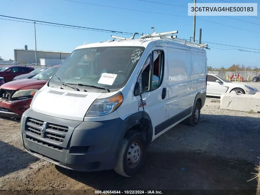 2017 Ram Promaster 1500 Low Roof 136 Wb VIN: 3C6TRVAG4HE500183 Lot: 40654544