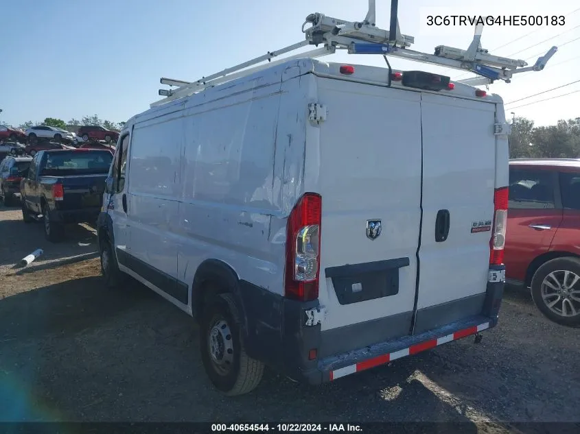 2017 Ram Promaster 1500 Low Roof 136 Wb VIN: 3C6TRVAG4HE500183 Lot: 40654544