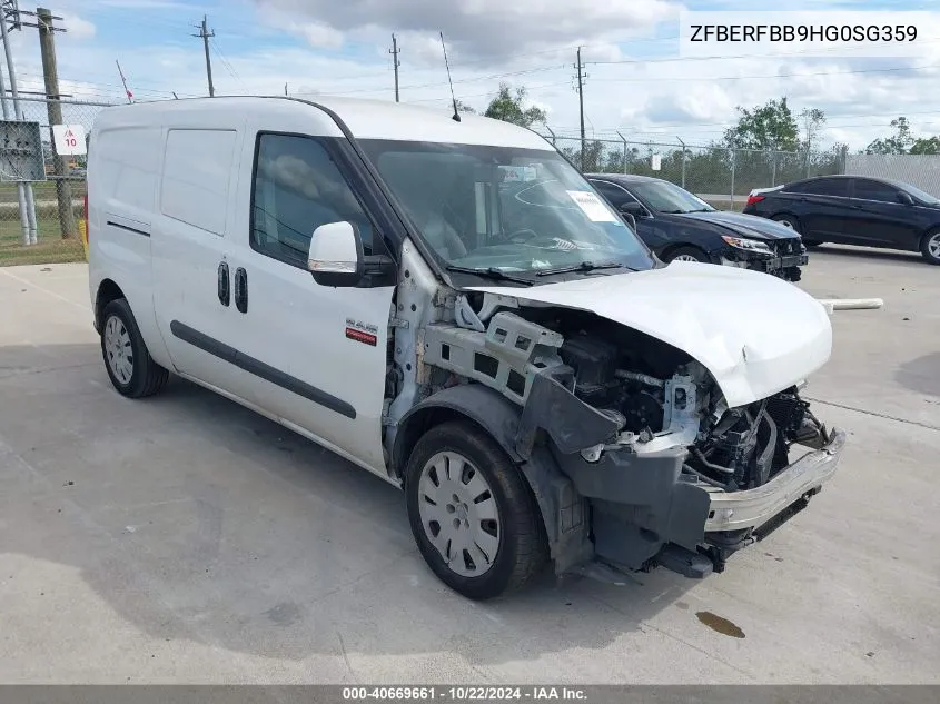 2017 Ram Promaster City Tradesman Slt VIN: ZFBERFBB9HG0SG359 Lot: 40669661