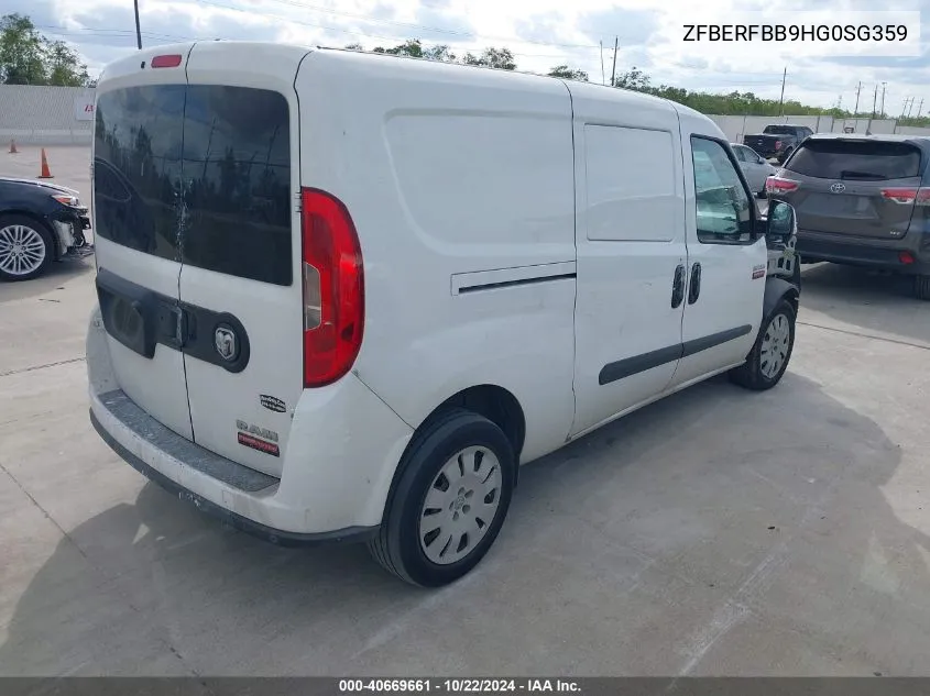 2017 Ram Promaster City Tradesman Slt VIN: ZFBERFBB9HG0SG359 Lot: 40669661