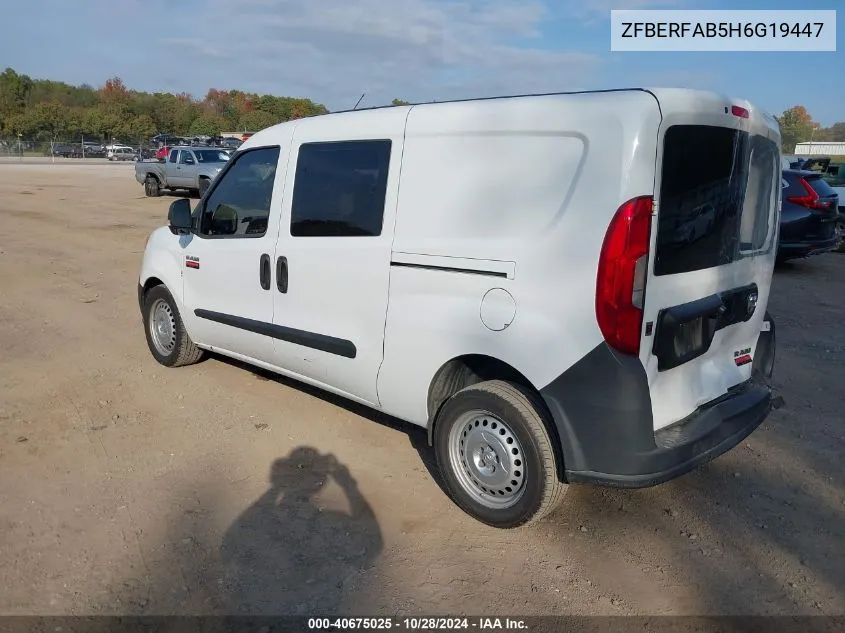 2017 Ram Promaster City Tradesman VIN: ZFBERFAB5H6G19447 Lot: 40675025