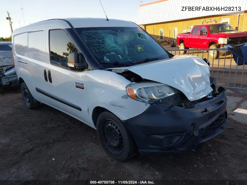 2017 Ram Promaster City Tradesman VIN: ZFBERFABXH6H28213 Lot: 40750708