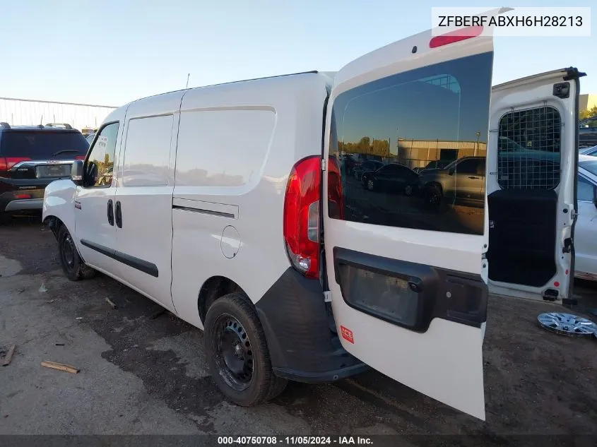 2017 Ram Promaster City Tradesman VIN: ZFBERFABXH6H28213 Lot: 40750708