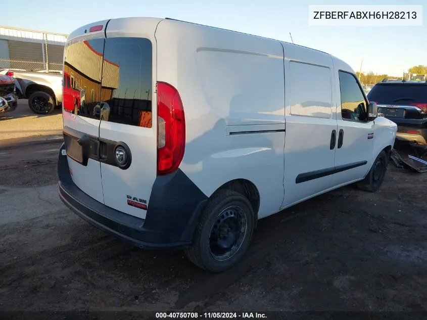 2017 Ram Promaster City Tradesman VIN: ZFBERFABXH6H28213 Lot: 40750708