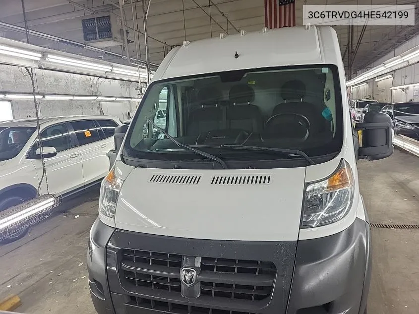 2017 Ram Promaster 2500 High Roof 159 Wb VIN: 3C6TRVDG4HE542199 Lot: 40757312