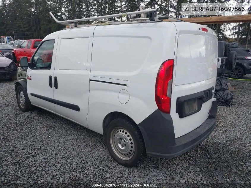 ZFBERFAB7H6G97566 2017 Ram Promaster City Tradesman