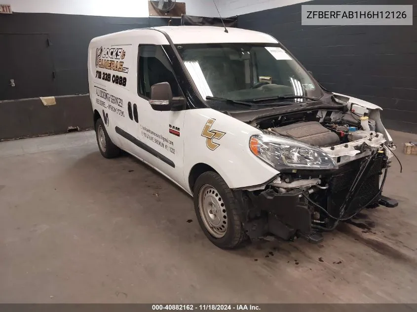 2017 Ram Promaster City Tradesman VIN: ZFBERFAB1H6H12126 Lot: 40882162