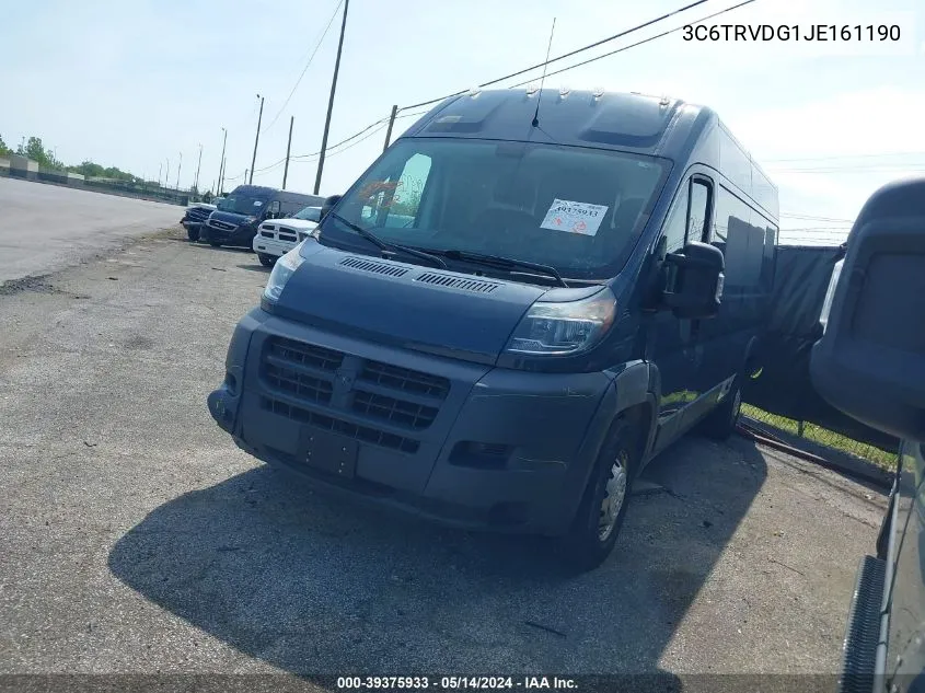 2018 Ram Promaster 2500 High Roof 159 Wb VIN: 3C6TRVDG1JE161190 Lot: 39375933