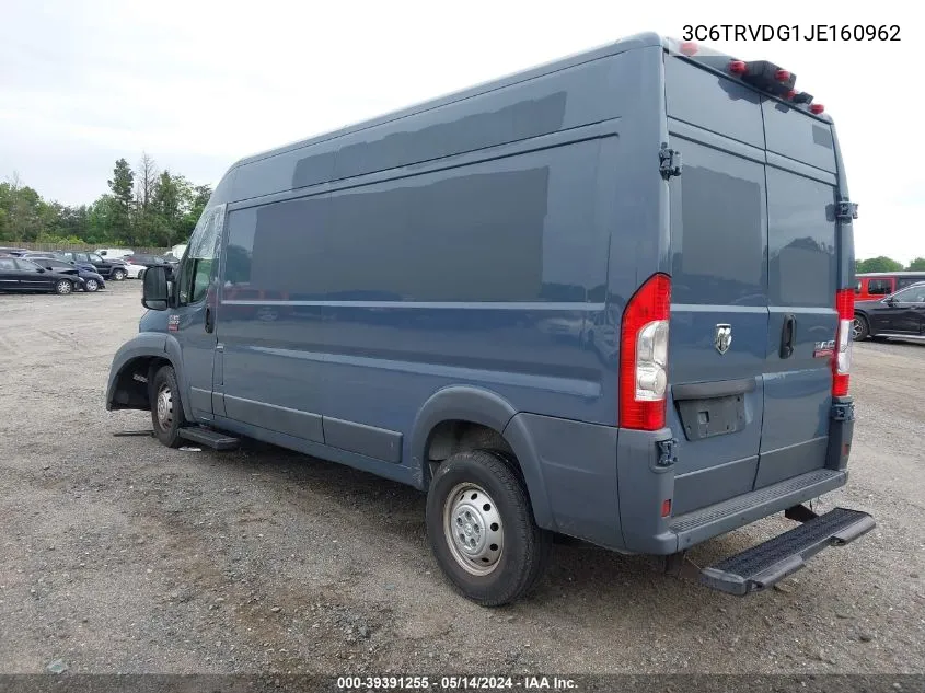 3C6TRVDG1JE160962 2018 Ram Promaster 2500 High Roof 159 Wb