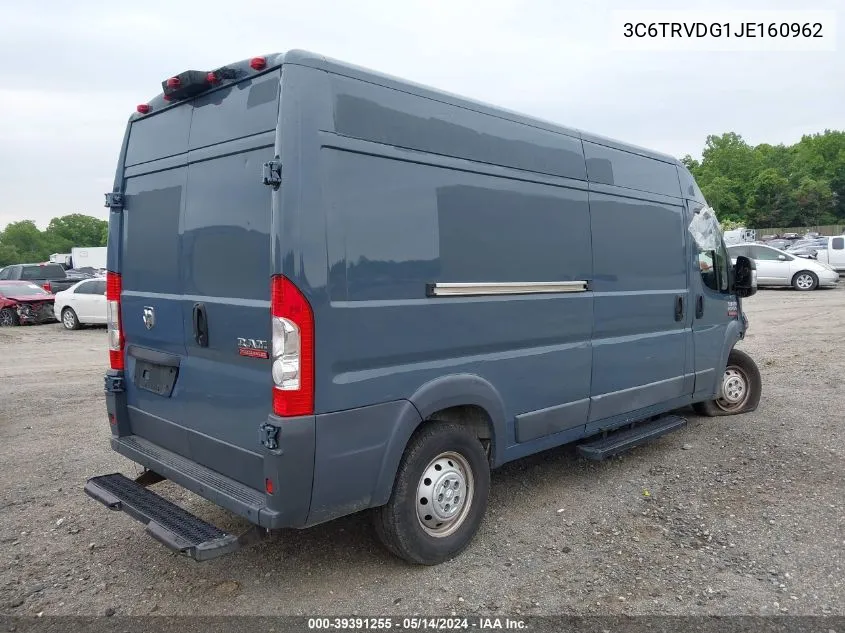 3C6TRVDG1JE160962 2018 Ram Promaster 2500 High Roof 159 Wb