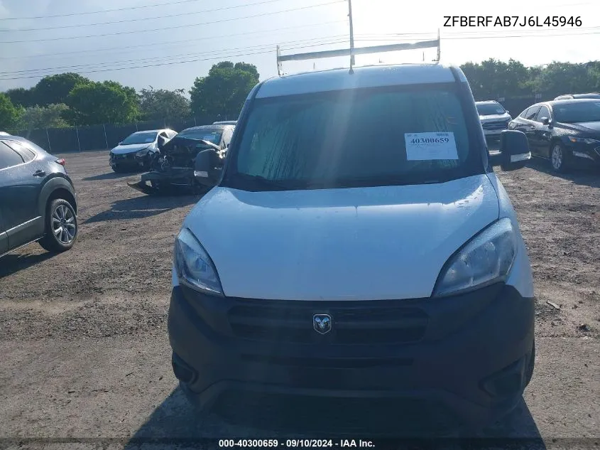 2018 Ram Promaster City VIN: ZFBERFAB7J6L45946 Lot: 40300659