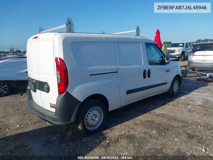 2018 Ram Promaster City VIN: ZFBERFAB7J6L45946 Lot: 40300659