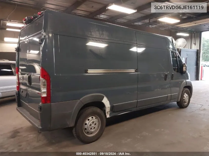 3C6TRVDG6JE161119 2018 Ram Promaster 2500 High Roof 159 Wb