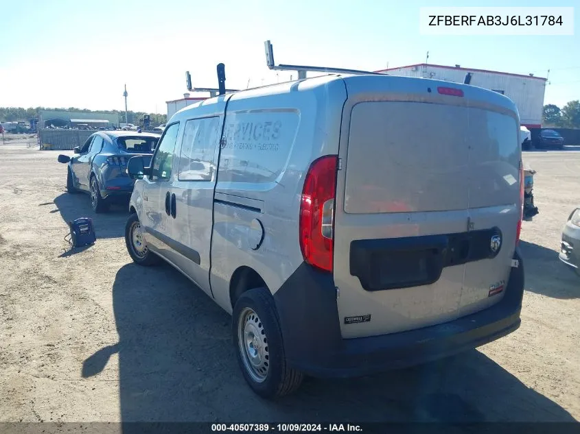 2018 Ram Promaster City VIN: ZFBERFAB3J6L31784 Lot: 40507389